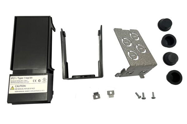 IP21 Type 1 top kit components displayed.