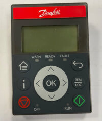 Danfoss control panel with buttons and display